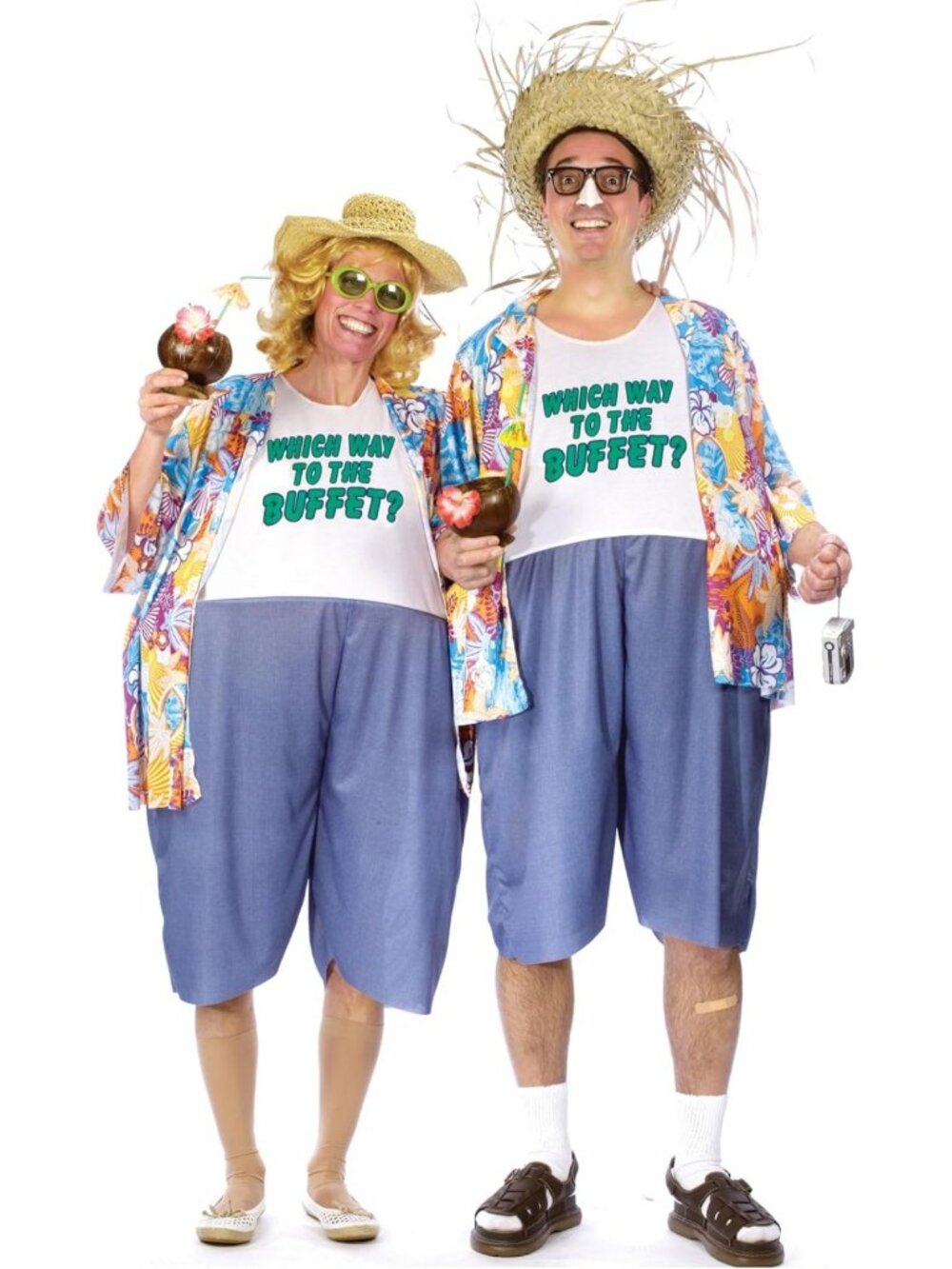 Fun Tacky Traveler Adult Costume - Unique, Fun Outfit for Parties & Events